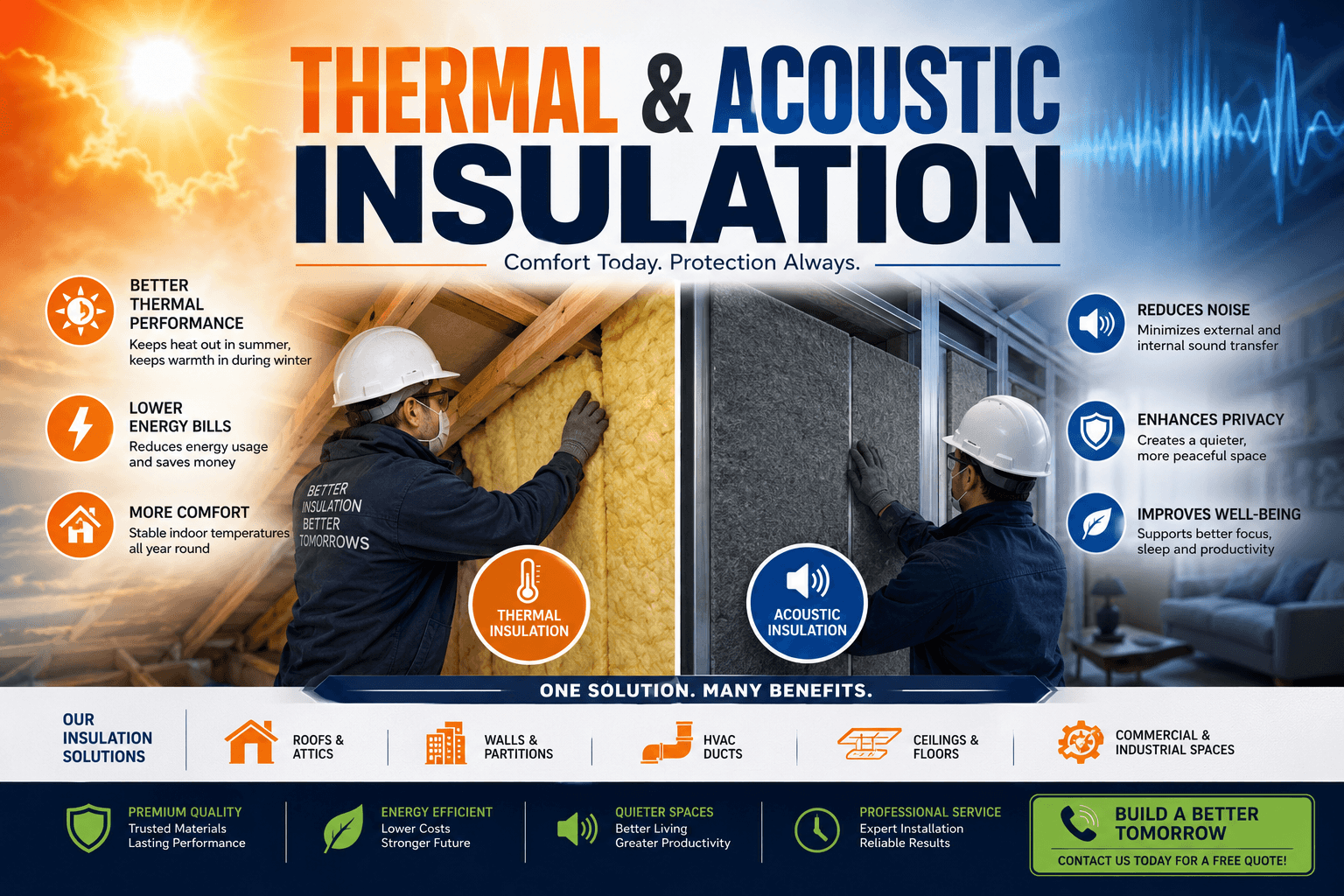 Thermal & Acoustic Insulation
