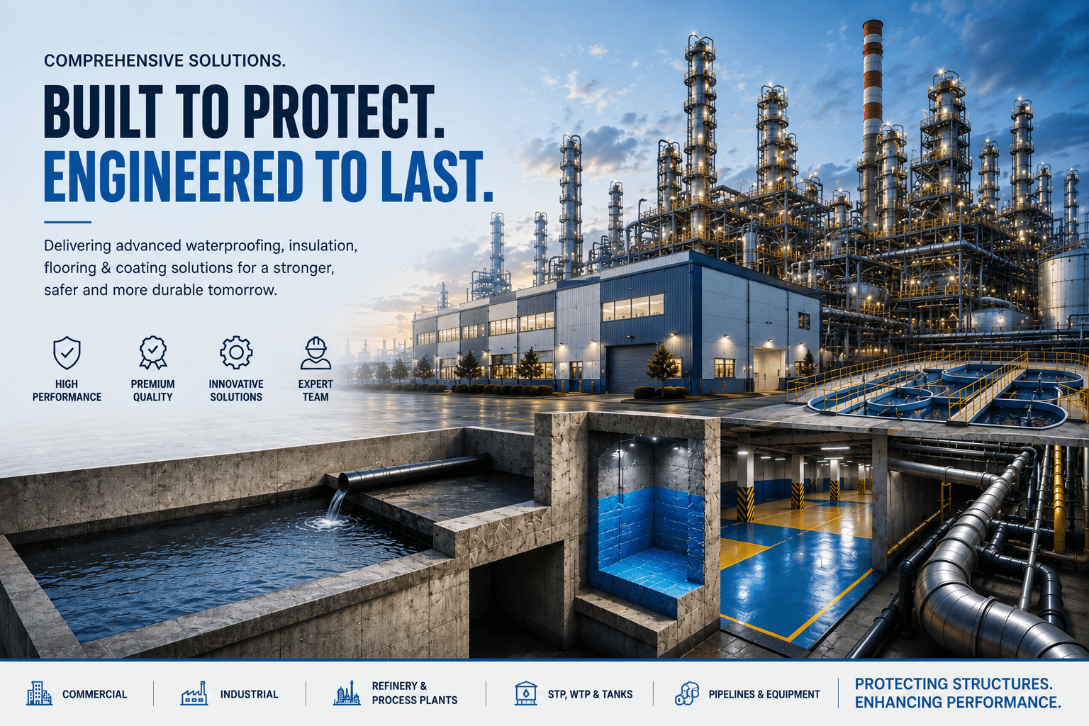 Professional Waterproofing Work